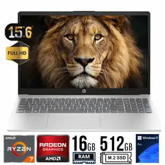 HP - Laptop 15 FC0275LA AMD Ryzen 7 7330U Ram 16 Gb SSD 512Gb 15.6"FHD Windows 11