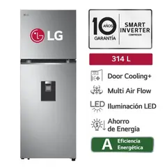 LG - Refrigeradora LG 314LT Door Cooling GT31WPP Plateado