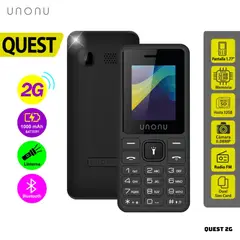 UNONU - CELULAR BASICO UNONU QUEST 2G DUAL SIM - NEGRO