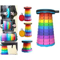 INSPIRA MARKET - Banco Silla Plegable Telescópico Color Aleatorio