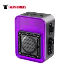 TRANSFORMERS - Parlante Portátil Bluetooth con Luces RGB Transformes TF-Y02 Gris