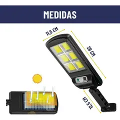 U BUY - Set de Focos Solares LED Exteriores con Sensor de Movimiento