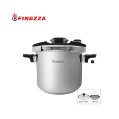 FINEZZA - Olla a Presión de Acero Inoxidable 7 Litros FZ‑847AP‑IN