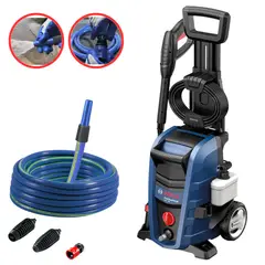 BOSCH - Kit Hidrolavadora de Alta Presión 1800 PSI, GHP180 Bosch, manguera 20m