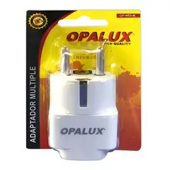 OPALUX - Adaptador De Enchufe Multiple OP-603-K