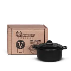 VICTORIA - Mini Olla Cocotte Hierro Fundido Esmaltado