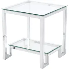 GENERICO - Mesa de Centro DIJON Acero Inoxidable