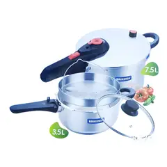 GENERICO - Olla A Presión Brikenia De 75litros Bk-237 Acero Quirúrgico Plateado