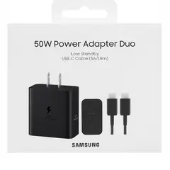SAMSUNG - Cargador Usb-C 50W Duo Cable 5A 180CM EP-T5020