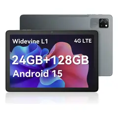 BLACKVIEW - Tablet Tab 60 Pro 4G LTE 10", 24GB de RAM y 128GB de ROM UP 2TB - GRIS