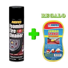 ABRO - Espuma Limpiador De Neumáticos TC-800 595 gr + Regalo