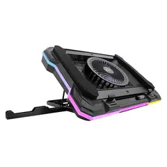 TEROS - Cooler para laptop TE7133N RGB de 14 hasta 19"