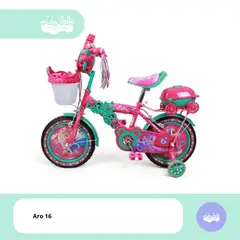 Baby - Bicicleta infaltil aro 16 modelo queen pink