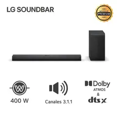 LG - Soundbar 400W Bluetooth Dolby Atmos Negro LG S70TY