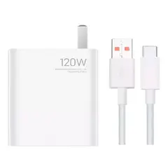 XIAOMI - Cargador 120w Charging Combo Type-a Original Blanco