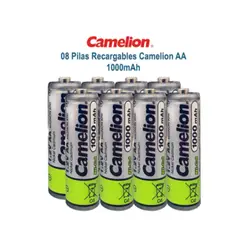 CAMELION - PACK X 8 PILA AA 1000 MAH RECARGABLE