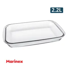 MARINEX - Fuente Bandeja para Horno de Vidrio Templado 2 . 2 L
