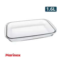 MARINEX - Fuente Bandeja para Horno de Vidrio Templado 1 . 6 L
