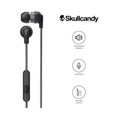 Skullcandy - Audifonos Skullcandy Inkd+  S2Imy Con Cable Y Microfono Negro