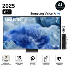 SAMSUNG - Televisor Samsung QLED 65" Visión AI Smart TV QN65Q8FAAGXPE - Nuevo 2025