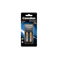 CAMELION - Cargador camelion mas 2 pilas AAA 1100mAh Recargable