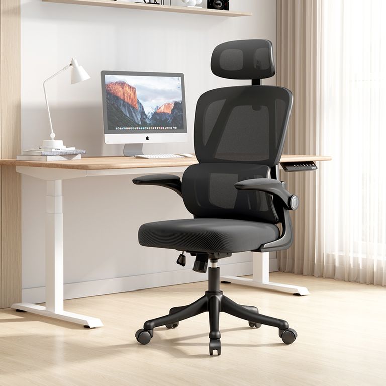 Silla Amia Ergonómica Silla De Escritorio Soporte Lumbar Elástico Giratoria Oficina