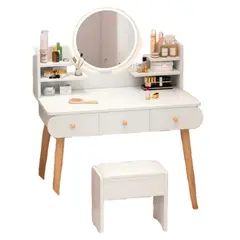 ANYHOGAR - Tocador con espejo y luz