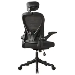 VIDITA - Silla Ergonómica De Oficina Soporte Lumbar Ajustable Amia Negro