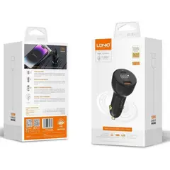 LDNIO - Cargador auto 100w Incluye Cable De 100w Tipo-C Ldnio C101