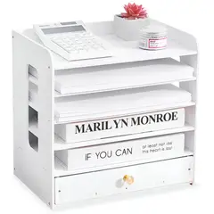 MINARI - Organizador de Escritorio Oficina y Papelería Multiusos 94L