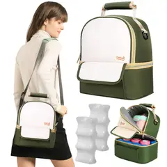 BABY - Cooler Bag de Leche Bolso Conservador Termico+ 2PortaHielo V