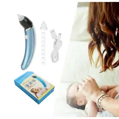 GENERICO - Aspirador Nasal Eléctrico Portátil para Bebé - Azul