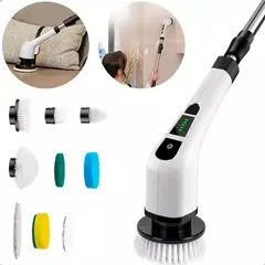 ANYHOGAR - Cepillo de limpieza de vidrio recargable 9 en 1