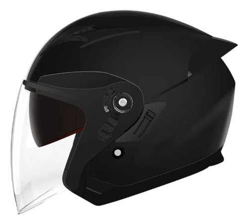 CASCO CES MOTO CERTIFICADO DOBLE VISOR MATE ABIERTO