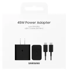 SAMSUNG - Cargador 45W GAN con cable para S23 Ultra Original