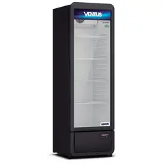 Ventus - Visicooler Inverter Negro 360 Litros (interior blanco) V-360 INV -VENTUS
