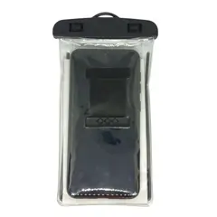 GENERICO - Funda Bolsa Protectora De Agua Para Celular Negro