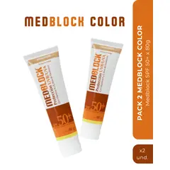 MEDBLOCK - Pack Crema Color SPF 50+