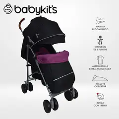 BABY KITS - Coche Bastón Clap Morado