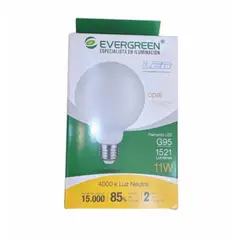 GENERICO - FOCO OPAL G95 11W LED - EVER GREEN
