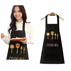 GENERICO - Mandil delantal de cocina con bolsillos