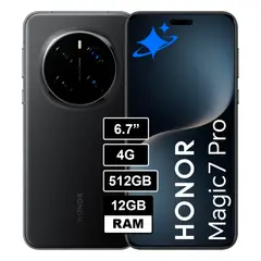 HONOR - Celular Magic 7 Pro 512GB, 12GB RAM Negro