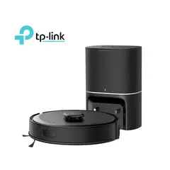 TP LINK - Tapo RV30 Max Plus Robot Aspirador Trapeador Negro + Base Autovaciado