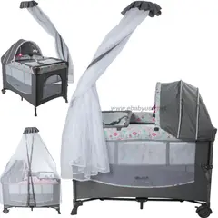EBABY - Cuna Colecho Mecedora Dacora ROSADO