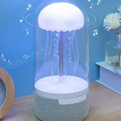 GENERICO - PARLANTE LAMPARA MEDUSA CON LUCES DE COLORES PORTÁTIL - BLUETOOTH