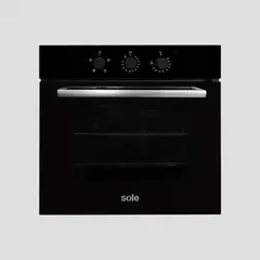 SOLE - Horno Empotrable Compact Eléctrico 60cm 57L Negro Sole SOLHO013V3