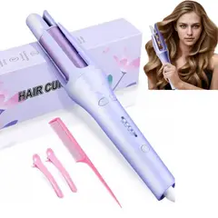 GENERICO - Ondulador Rizador Automático Para el Cabello - Color Lila