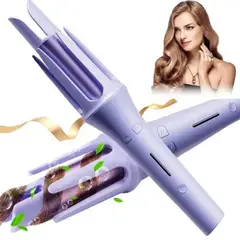 GENERICO - Rizador de Cabello Automático Color Lila Ondas Perfectas en Minutos