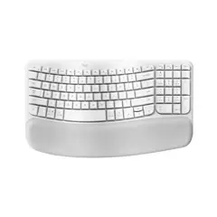 LOGITECH - TECLADO ERGONOMICO LOGITECH ERGO WAVE INALAMBRICO BOLT BLUETOOTH BLANCO