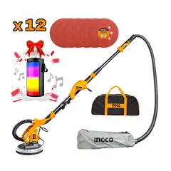 INGCO TOOLS - Lijadora De Pared y Techo Ingco 1050w Industrial 225mm Dws10501 + Regalo